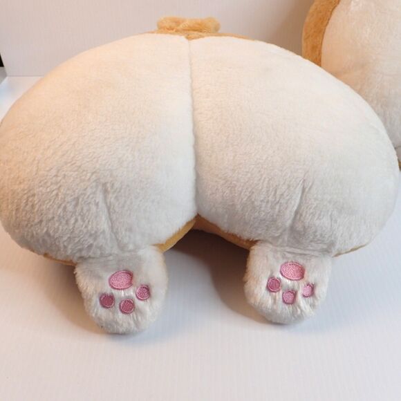 Corgi Butt Pillow Set of 2 – Cute Puppy Dog Plush Cushions – Kawaii Pet Decor - Picture 3 of 6